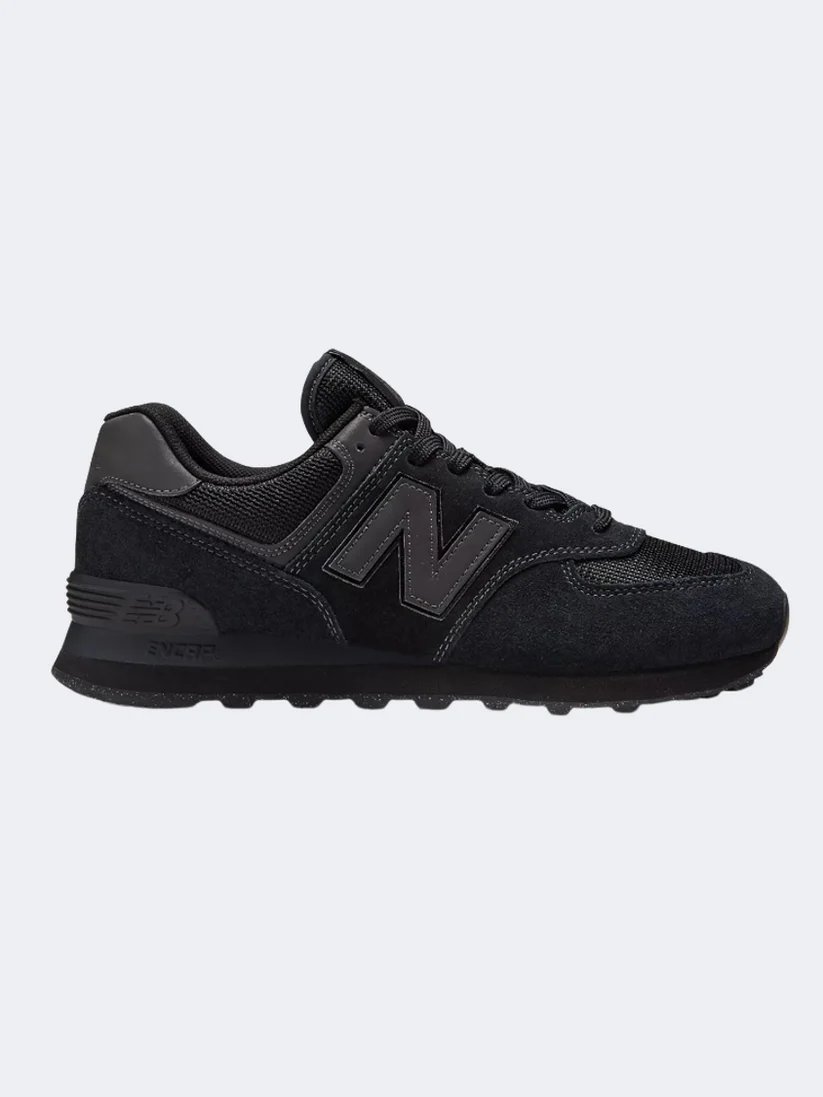 New Balance 574 sneakers in an all black colorway